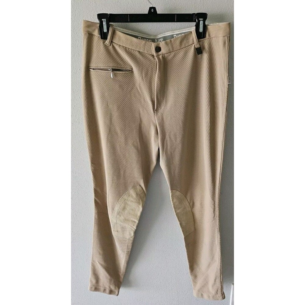 Devon Aire Beige Riding Pants Women's Breeches Size 32L Tan